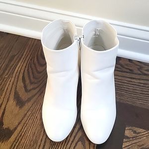 White Spring Boots